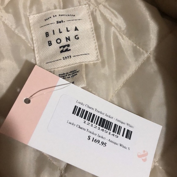 NWT Billabong trucker jacket - retail: $170! - Picture 2 of 5